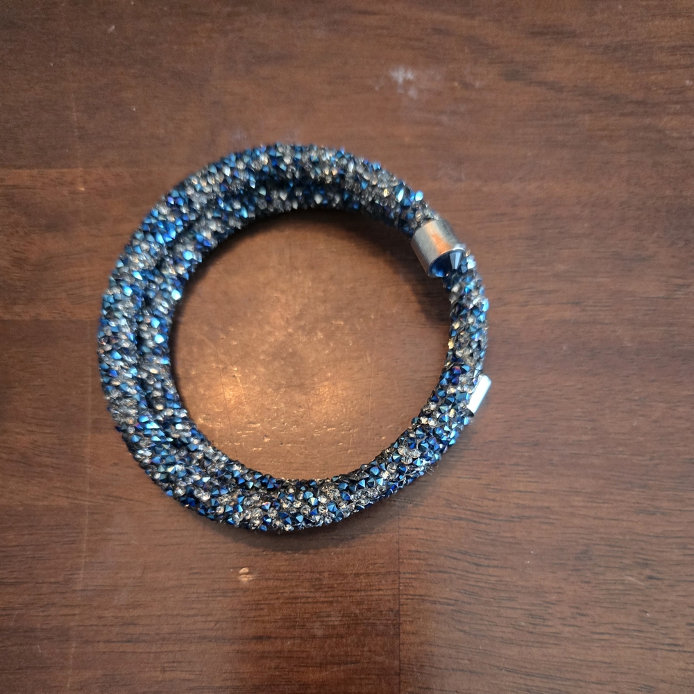 Swarowski Sparkling Blue Crystaldust Bracelet
